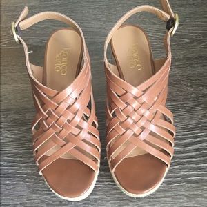 Franco Sarto Strap Wedges 4”